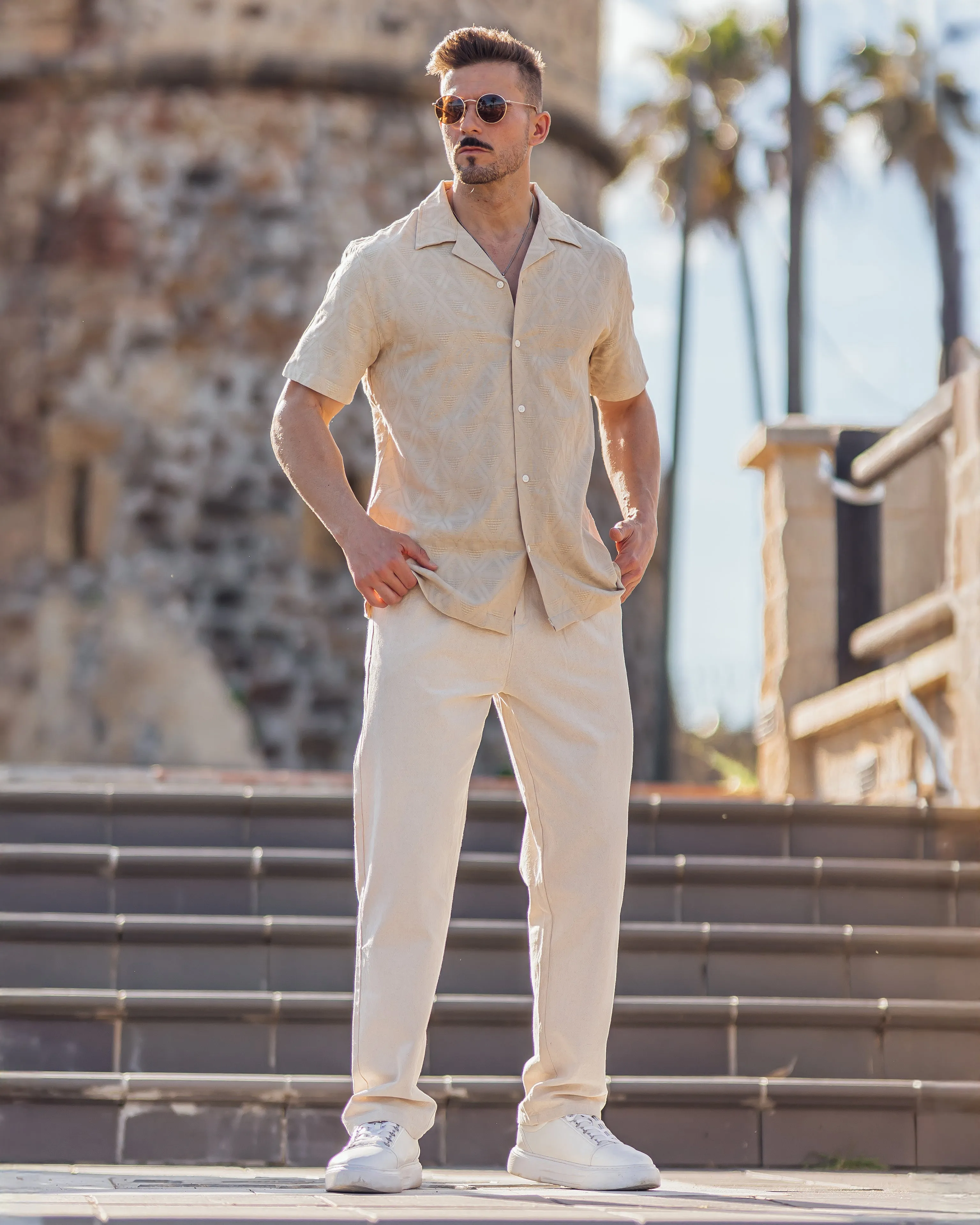 Jacquard Havana Resort Shirt Short Sleeves(Final Sale–No Return or Exchange) sold by Aha Selected product image thumbnail 3