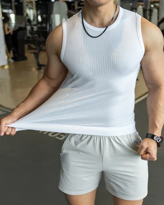 Seamless Quick Dry Stretch Compression Vest New sold by Aha Selected product image thumbnail 3