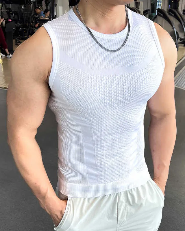 Seamless Quick Dry Stretch Compression Vest New sold by Aha Selected product image thumbnail 2