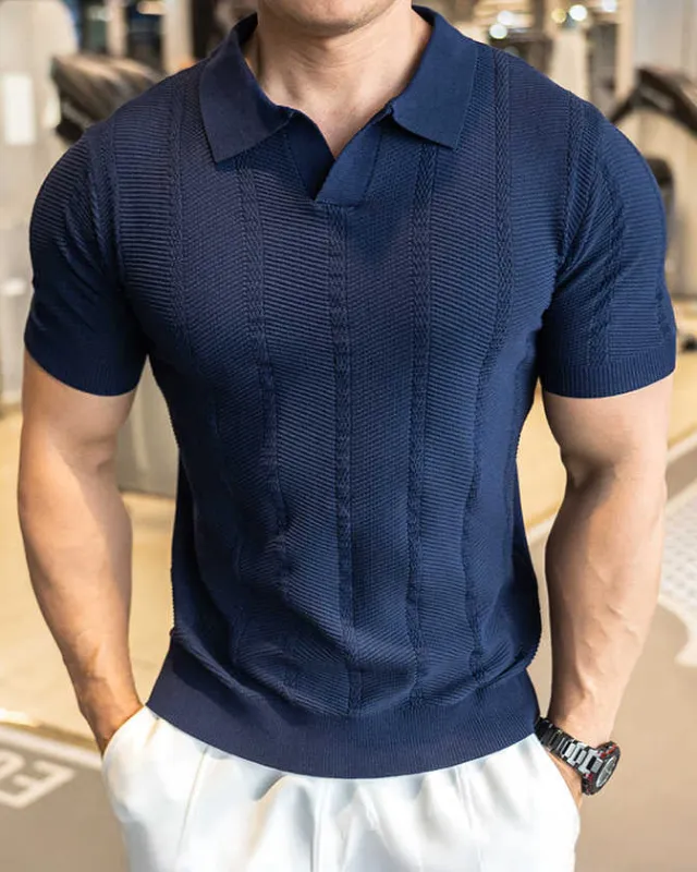 Ice Silk Polo Short Sleeves sold by Aha Selected
