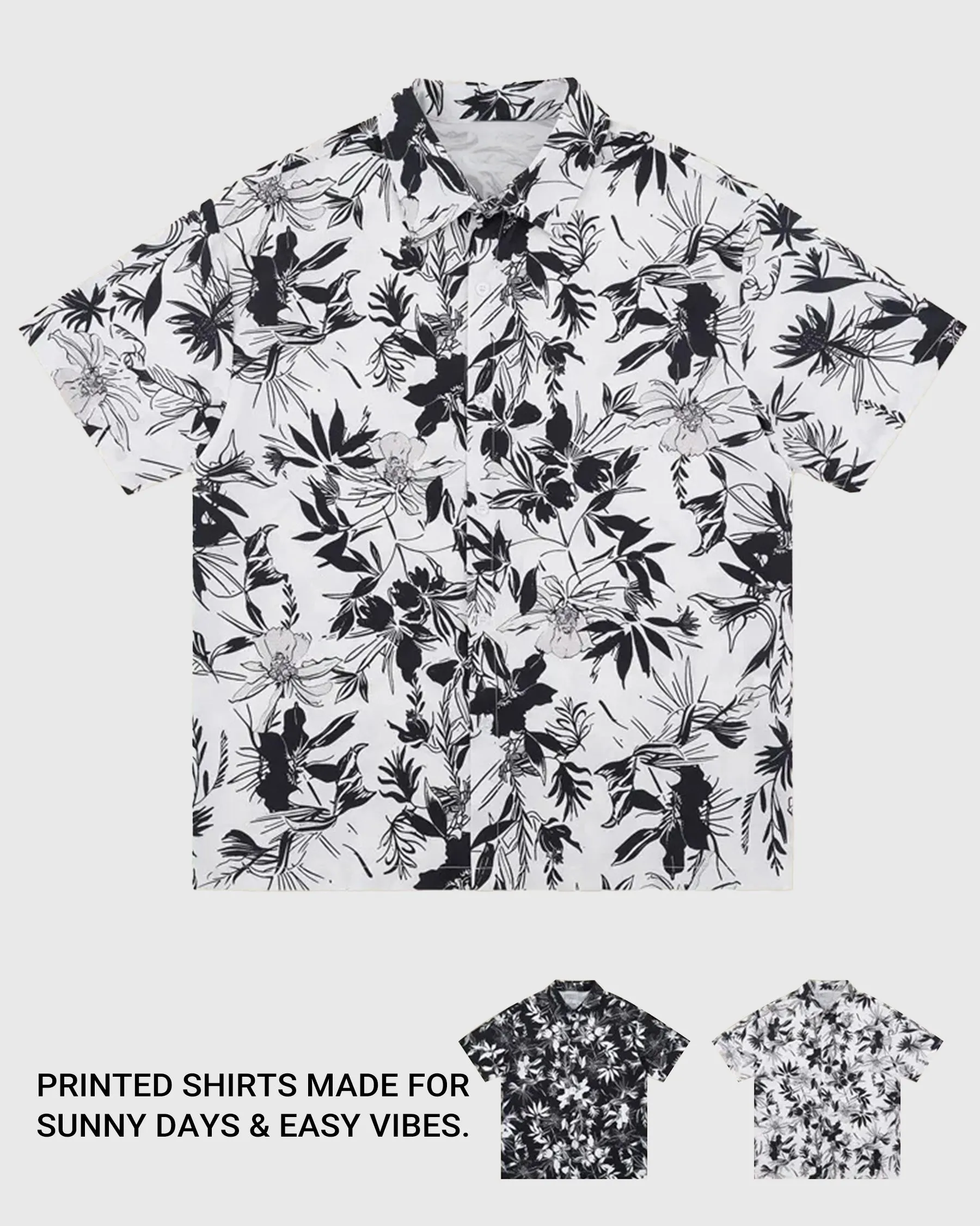 Holiday print SS shirt flora sold by Aha Selected product image thumbnail 3