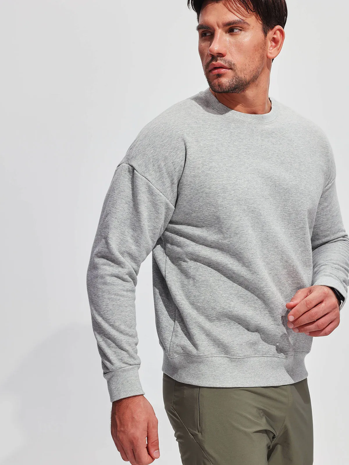 M's Cozy Fleece Everyday Crew Sweatshirt(Final Sale–No Return or Exchange) sold by Aha Selected