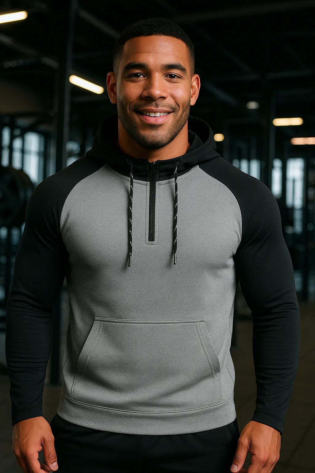 Men’s Long-Sleeve Hooded Active Top sold by Aha Selected product image thumbnail 5