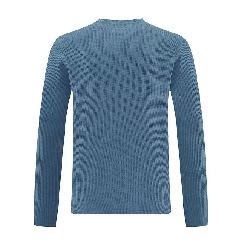 Men’s Long-Sleeve Crew Neck Sports T-Shirt sold by Aha Selected product image thumbnail 5