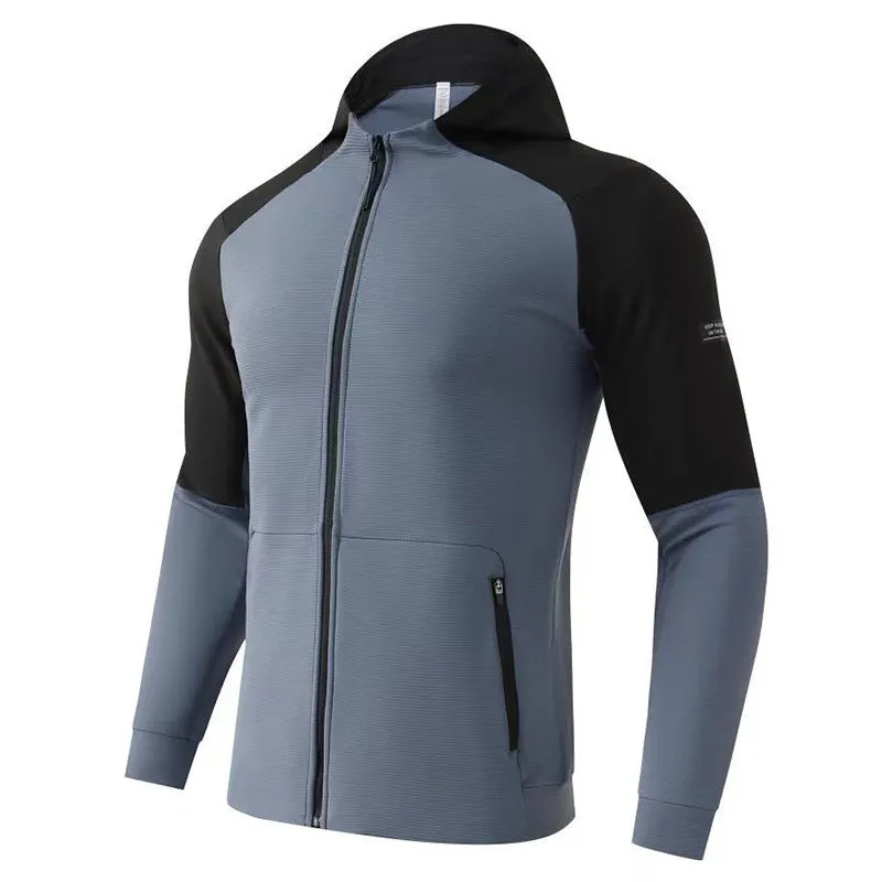 Men’s Full-Zip Hooded Sports Jacket sold by Aha Selected product image thumbnail 4