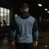 Men’s Full-Zip Hooded Sports Jacket sold by Aha Selected