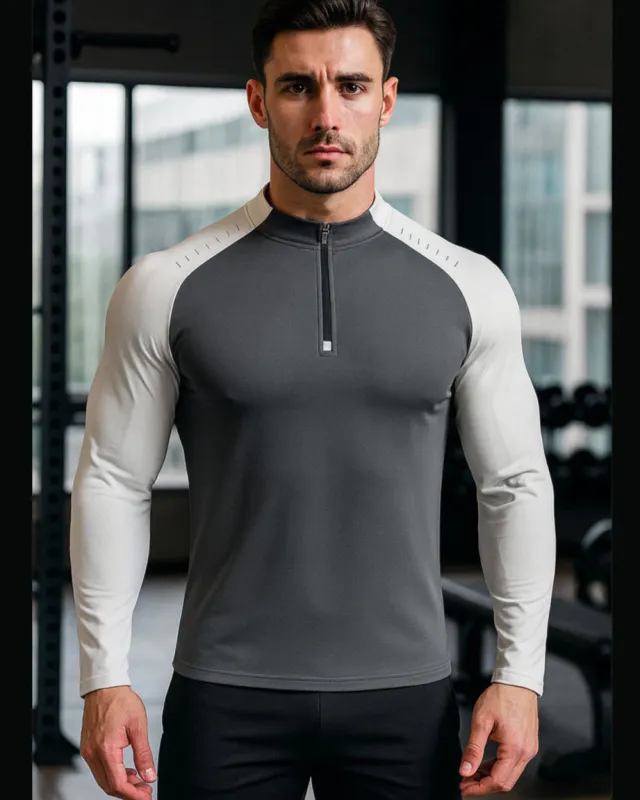 Men’s Performance Half-Zip Pullover sold by Aha Selected