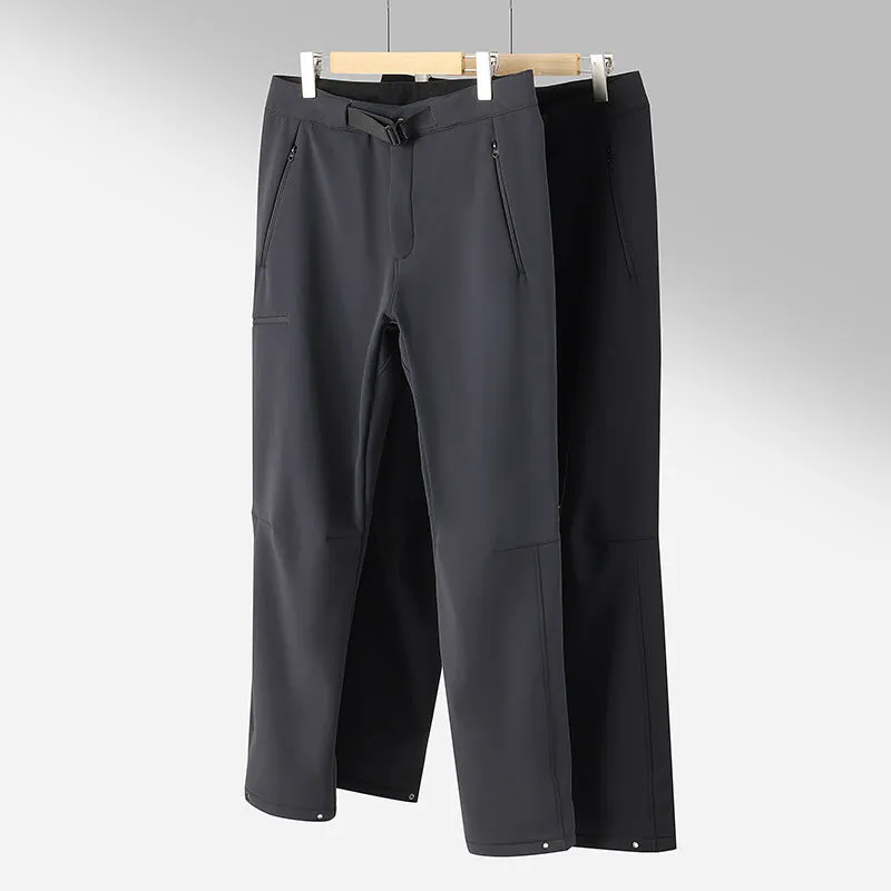 Men's Outdoor Fleece-Lined Water-Resistant Softshell Pants sold by Aha Selected product image thumbnail 3