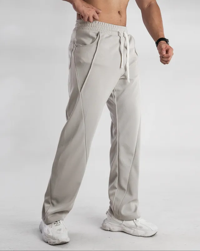 Men’s Casual Spliced Straight-Leg Sweatpants sold by Aha Selected