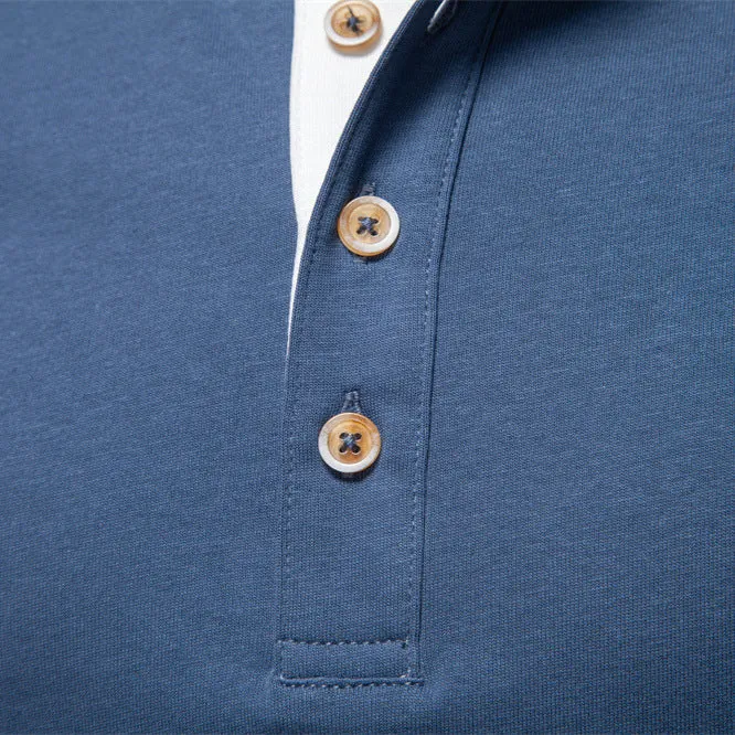 Long Sleeve Cotton Henley Shirt(Final Sale–No Return or Exchange) sold by Aha Selected product image thumbnail 4