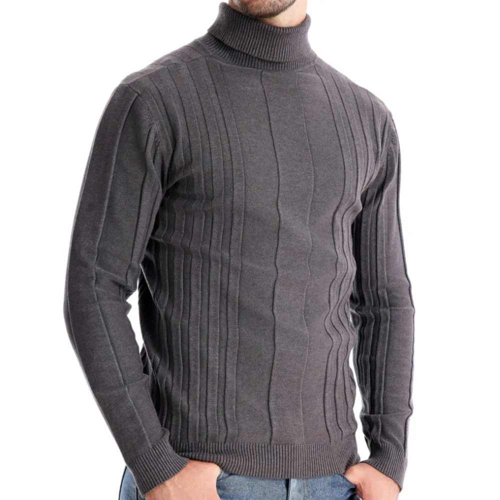 Basic Ribbed Turtleneck Sweater sold by Aha Selected product image thumbnail 4