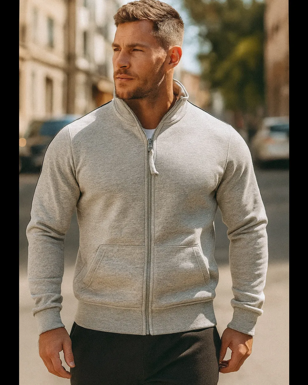 Essential Zip-Up Track Jacket sold by Aha Selected