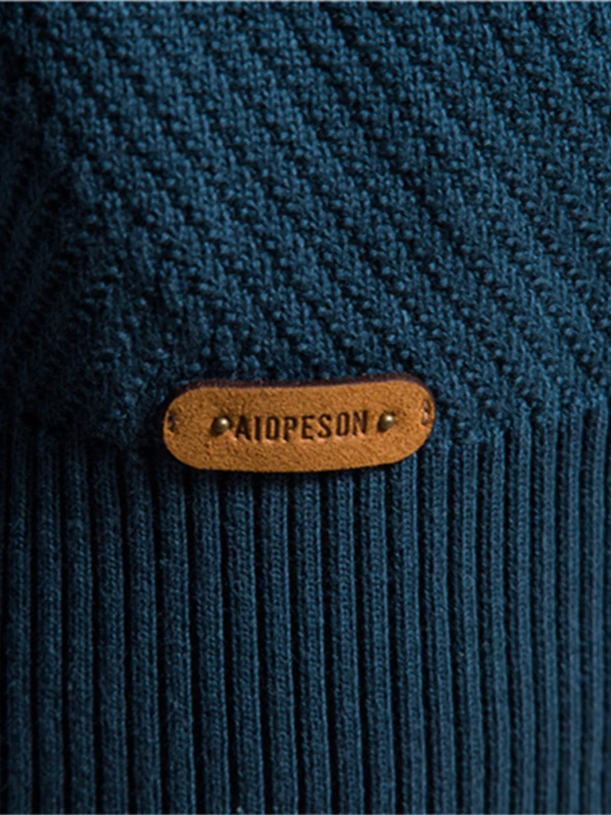 Men's Jacquard Full-zip Sweater Cardigan sold by Aha Selected product image thumbnail 5