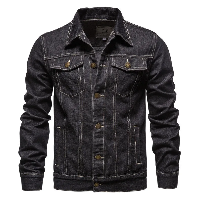 Casual Button-Up Denim Jacket sold by Aha Selected product image thumbnail 2