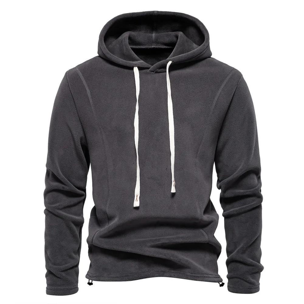 Essential Warm Fleece Hoodie sold by Aha Selected