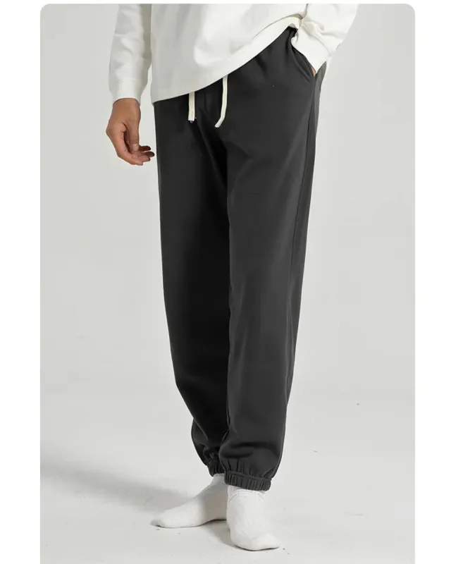 Classic Cotton Blend Joggers sold by Aha Selected