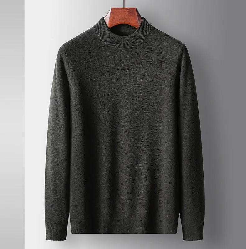 100% Wool Mid-Weight Mock Neck Sweater sold by Aha Selected product image thumbnail 5
