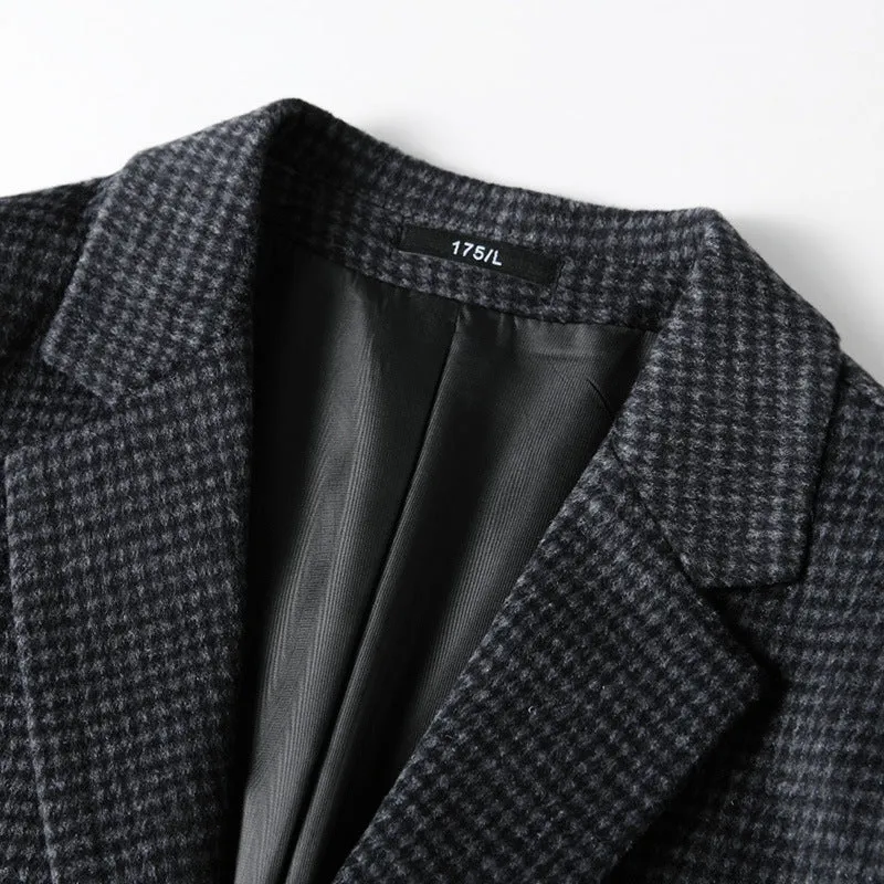 Classic Wool Blend Checked Blazer sold by Aha Selected product image thumbnail 5