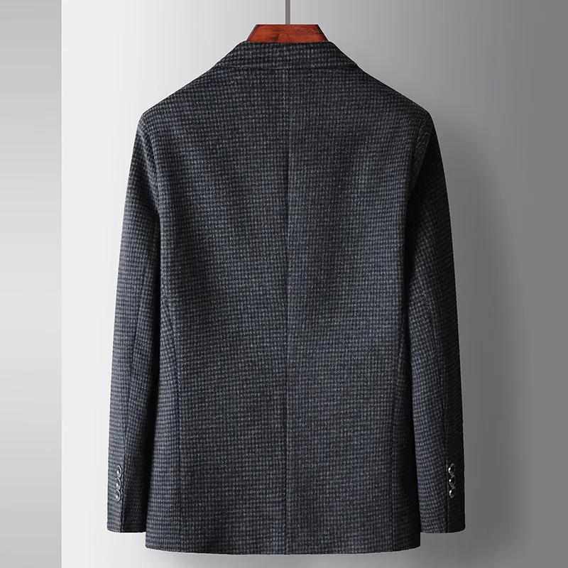 Classic Wool Blend Checked Blazer sold by Aha Selected product image thumbnail 3