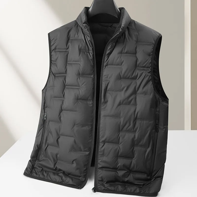 Lightweight Inner Quilted Down Vest sold by Aha Selected