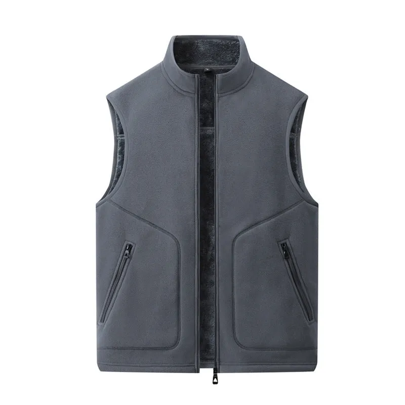 Fleece Outer & Sherpa-Lined Thermal Vest sold by Aha Selected product image thumbnail 2