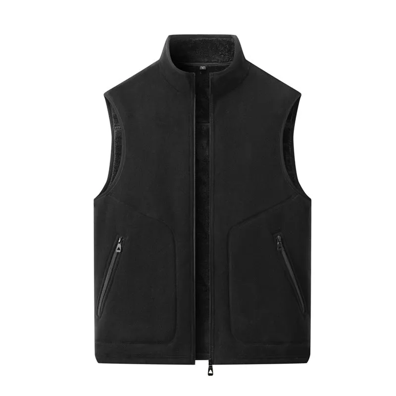 Fleece Outer & Sherpa-Lined Thermal Vest sold by Aha Selected product image thumbnail 4