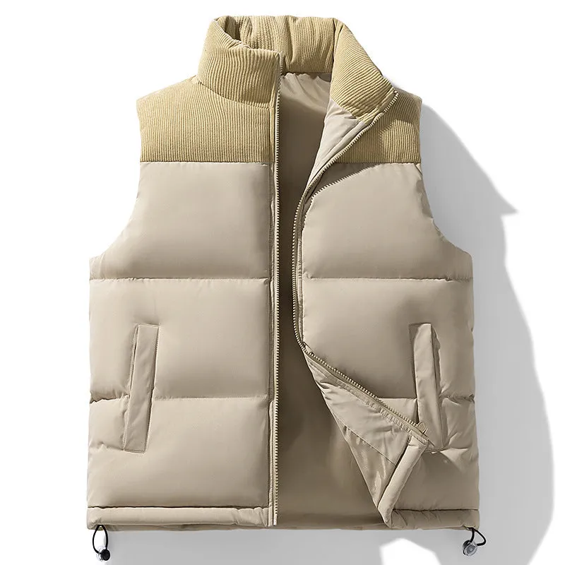 Men’s Two-Tone Polyfill Padded Vest sold by Aha Selected product image thumbnail 2