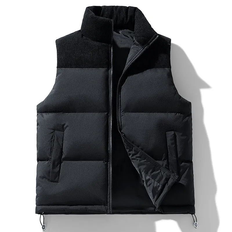 Men’s Two-Tone Polyfill Padded Vest sold by Aha Selected product image thumbnail 3