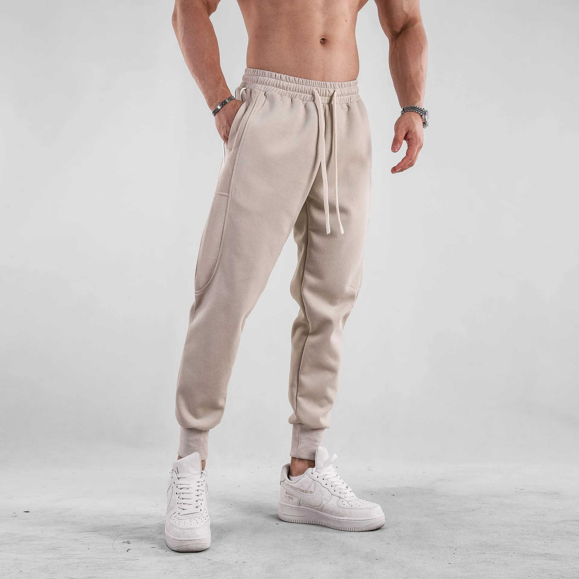 AthleticSoft Tapered Side-Pocket Joggers sold by Aha Selected product image thumbnail 2
