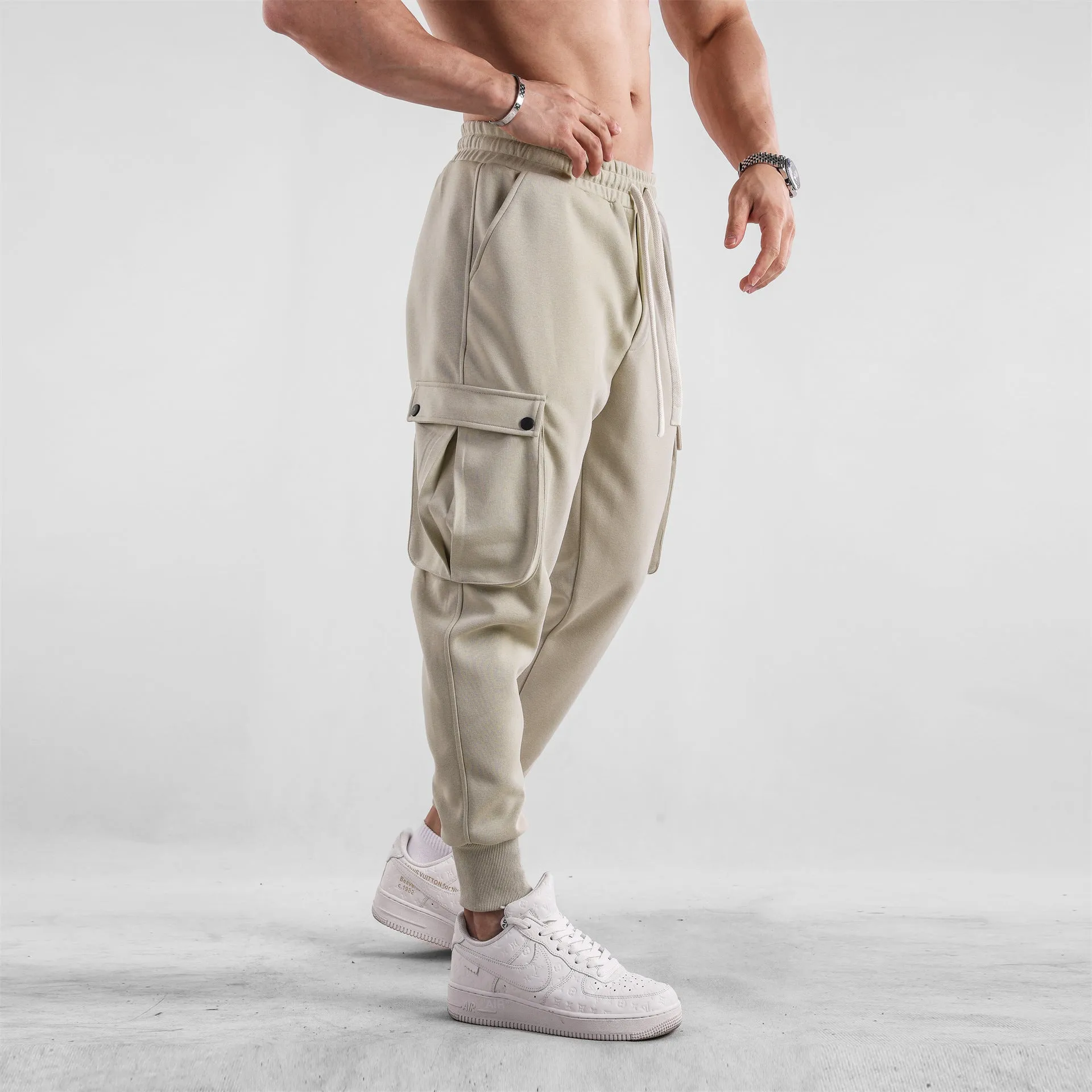 Tapered Fit All-Day Comfort Cargo Joggers sold by Aha Selected product image thumbnail 4