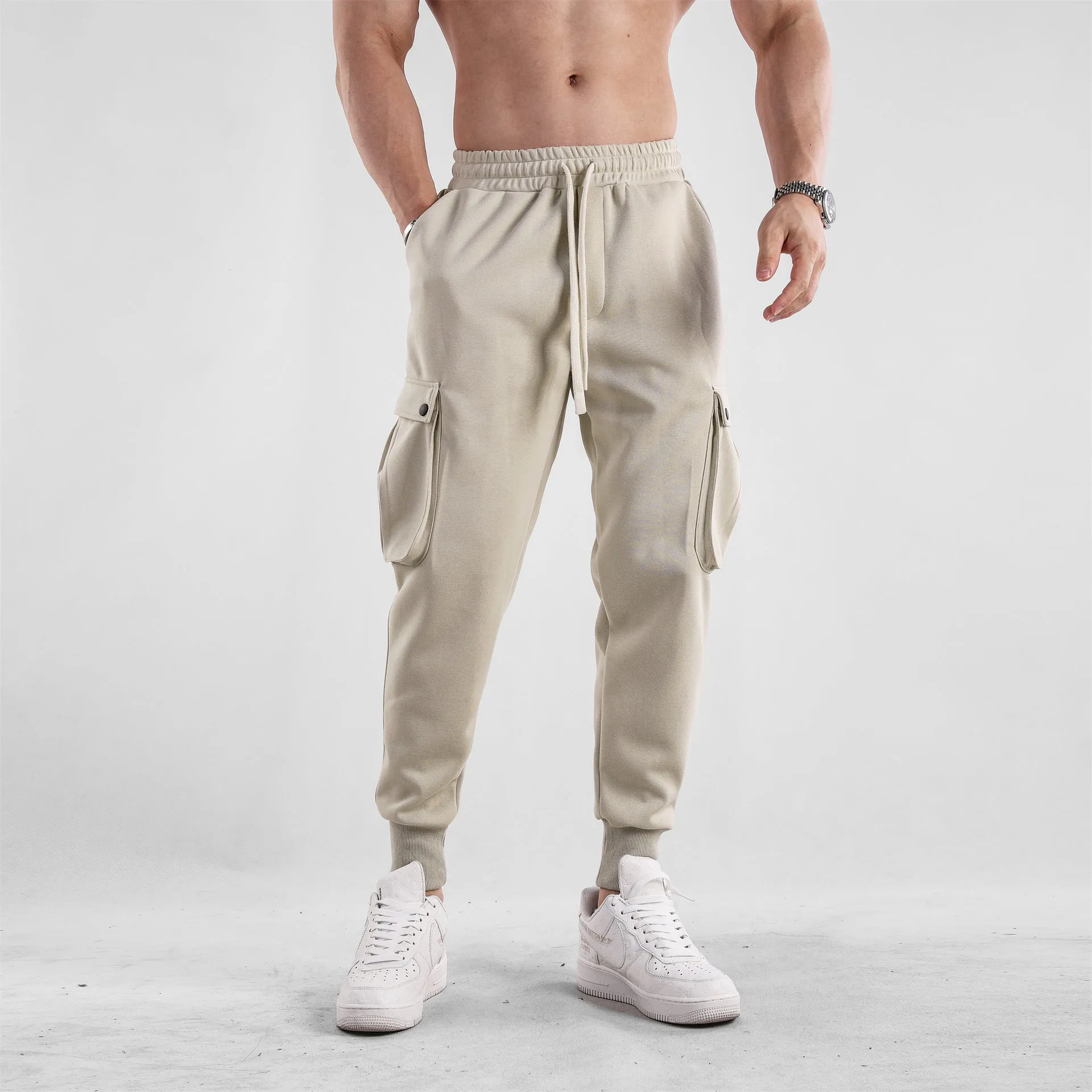 Tapered Fit All-Day Comfort Cargo Joggers sold by Aha Selected product image thumbnail 3