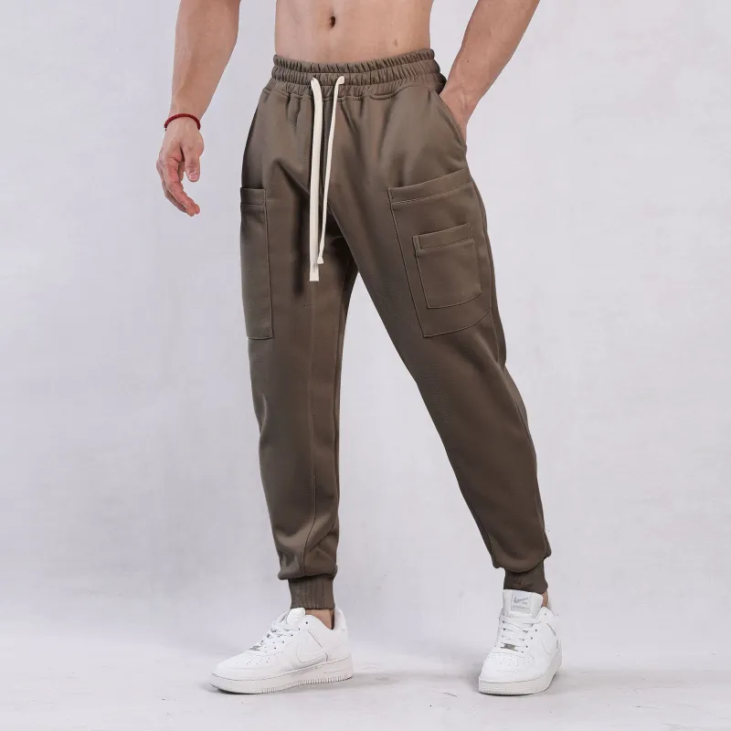 Multi-Pocket Athletic Joggers sold by Aha Selected