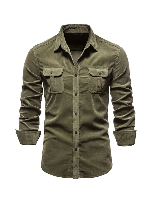 Men's Corduroy Shirt 2.0 sold by Aha Selected