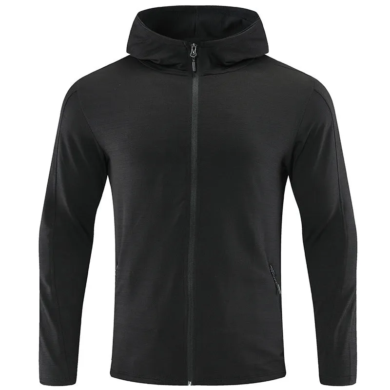 Athletic Slim-Fit Hooded Full Zip Jacket sold by Aha Selected product image thumbnail 2