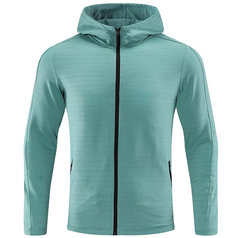 Athletic Slim-Fit Hooded Full Zip Jacket sold by Aha Selected product image thumbnail 4
