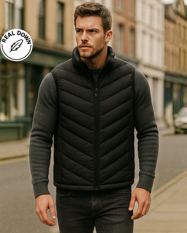 ActiveFit Puffer Stretch Panel Vest sold by Aha Selected