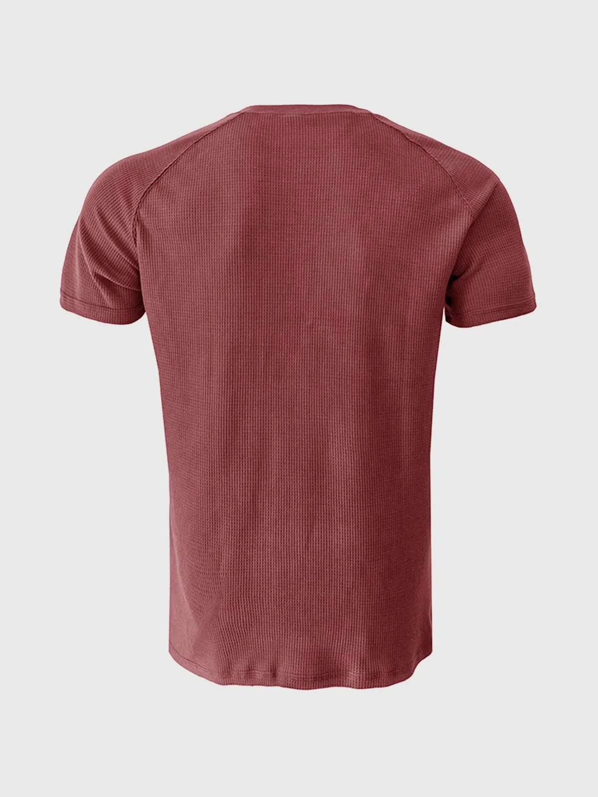 Waffle Henley Short Sleeves Top(Final Sale–No Return or Exchange) sold by Aha Selected product image thumbnail 4