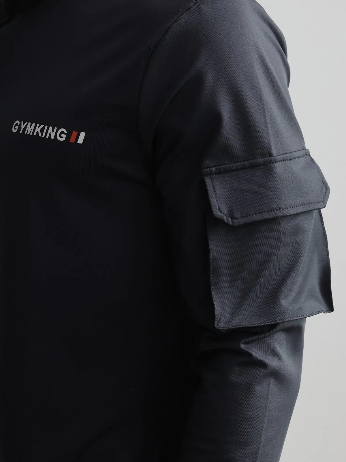 Cargo Pocket 1/4 Zip long Sleeves Shirt(Final Sale–No Return or Exchange) sold by Aha Selected product image thumbnail 3