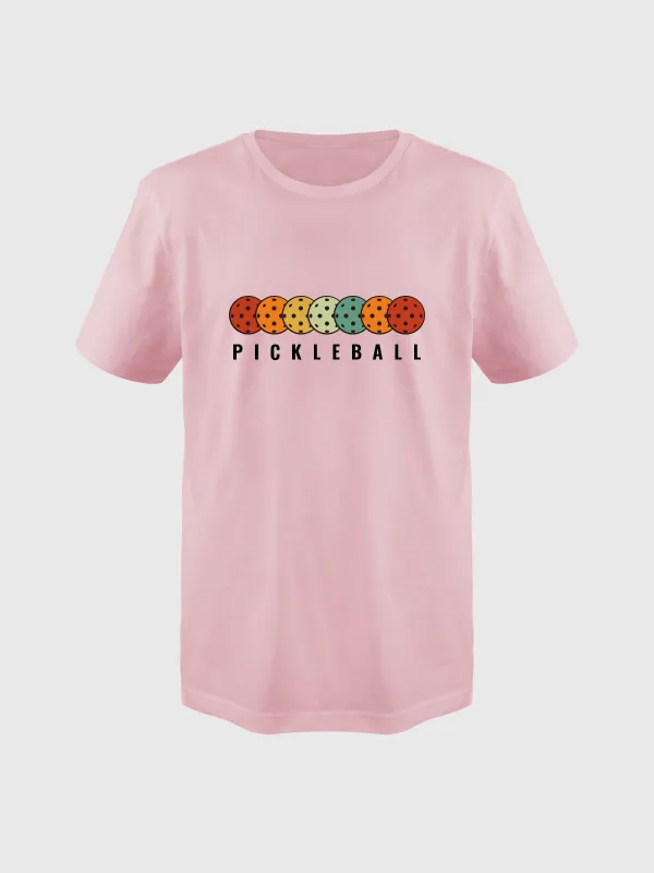 Unisex Colorful balls Pickleball Shirts(Final Sale–No Return or Exchange) sold by Aha Selected