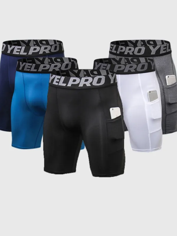 M's 7" Compression Tight Short With Two Pockets sold by Aha Selected