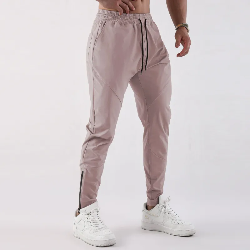 Quick-Dry Panel Joggers with Zip Ankles sold by Aha Selected