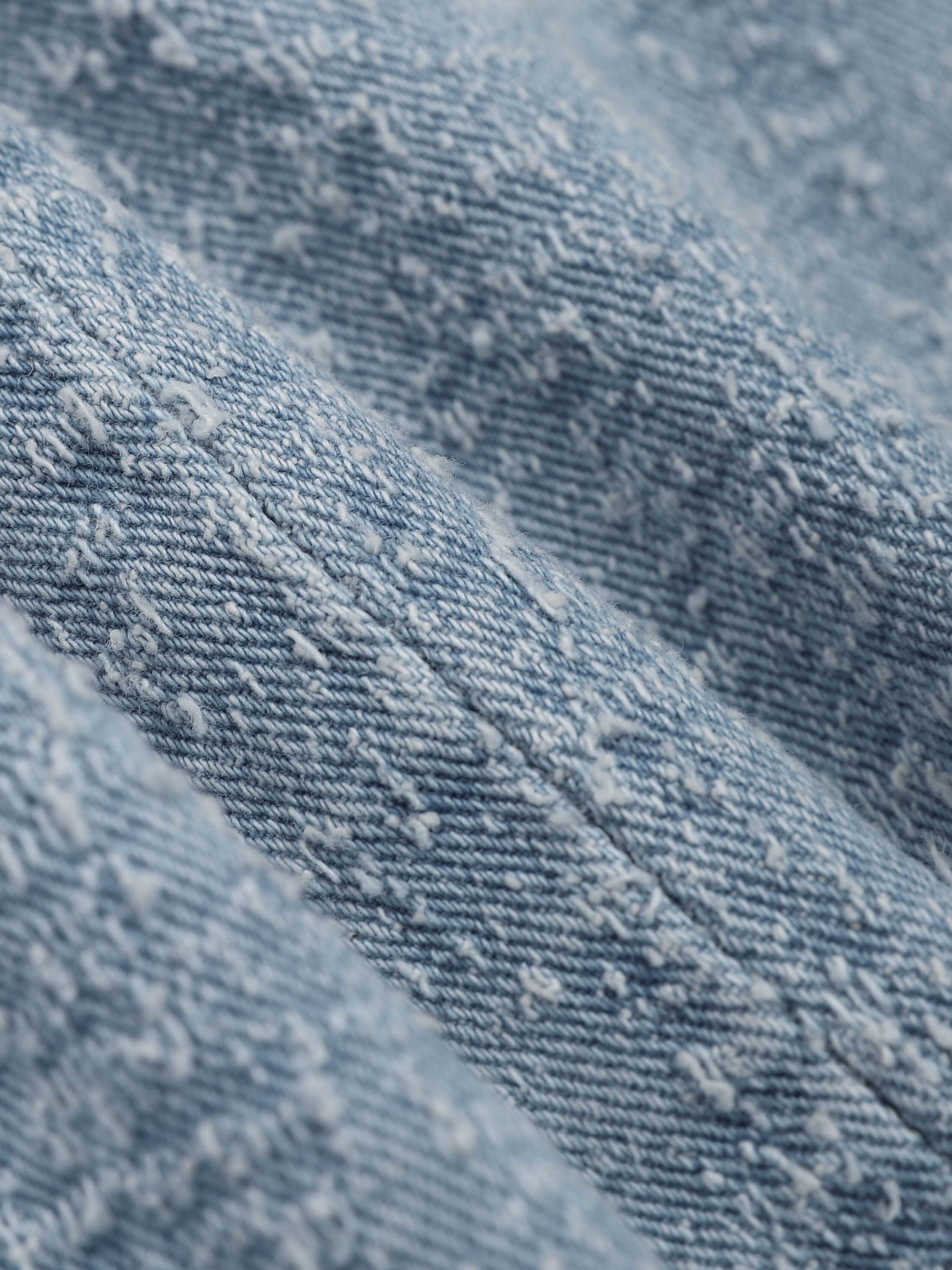 Washed Denim Patchwork Jacket sold by Aha Selected product image thumbnail 4