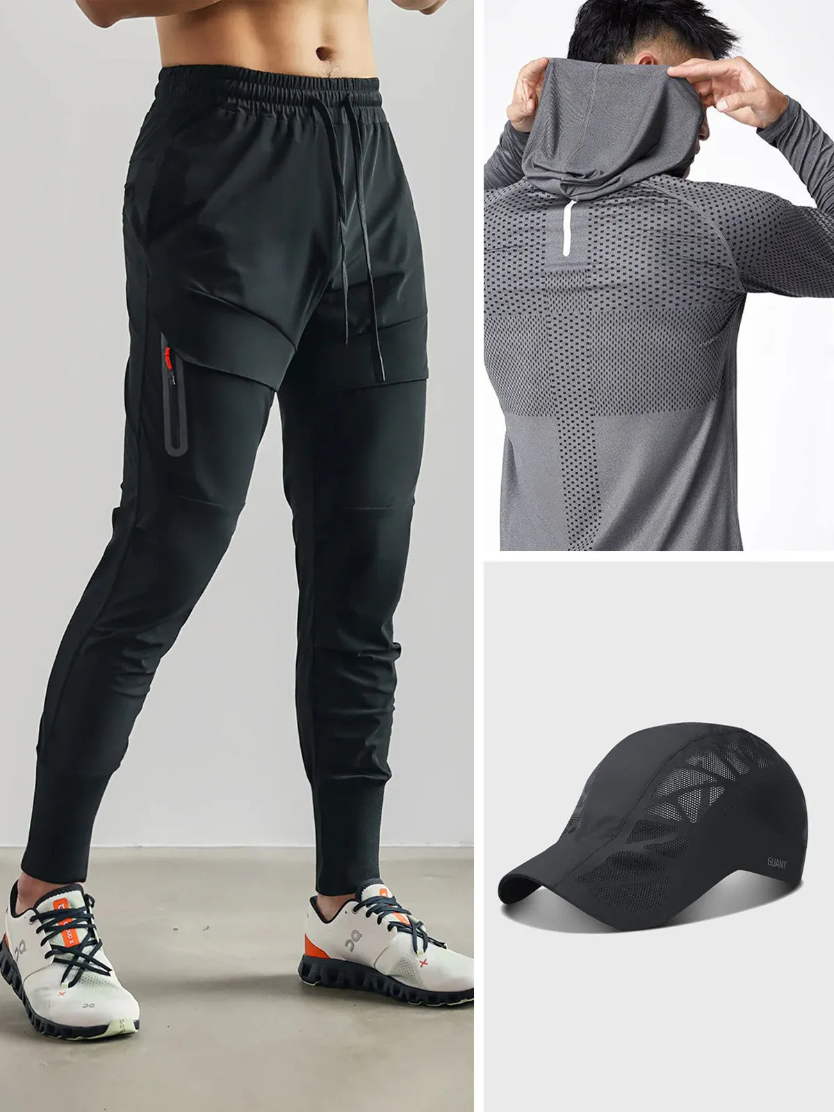 Performance Bestseller Look Hoodie Cap Jogger 3 Pcs sold by Aha Selected