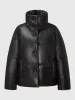 Vegan Leather Down Puffer Jacket sold by Aha Selected