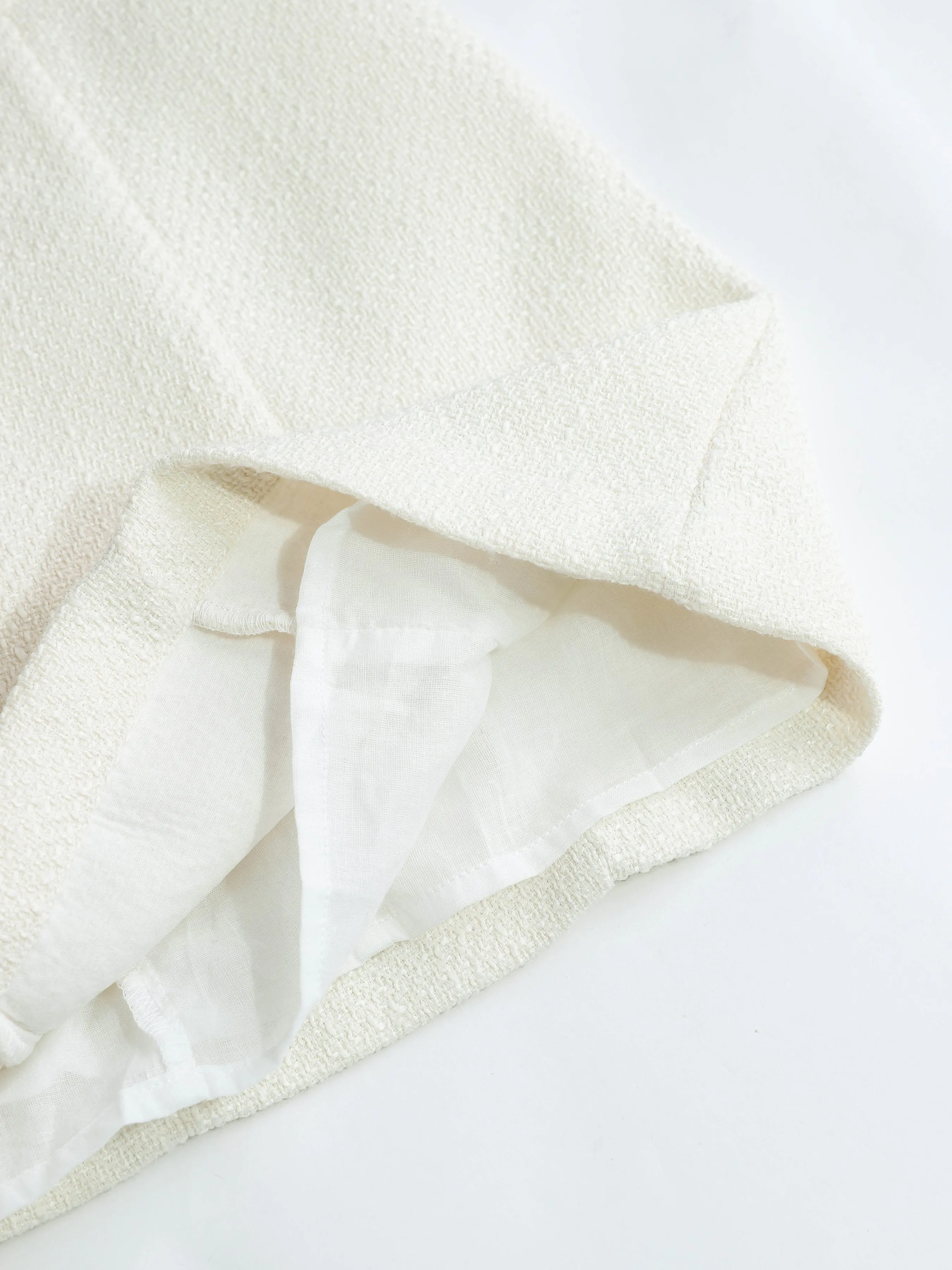 Simple Tweed A-Line Dress sold by Aha Selected product image thumbnail 3