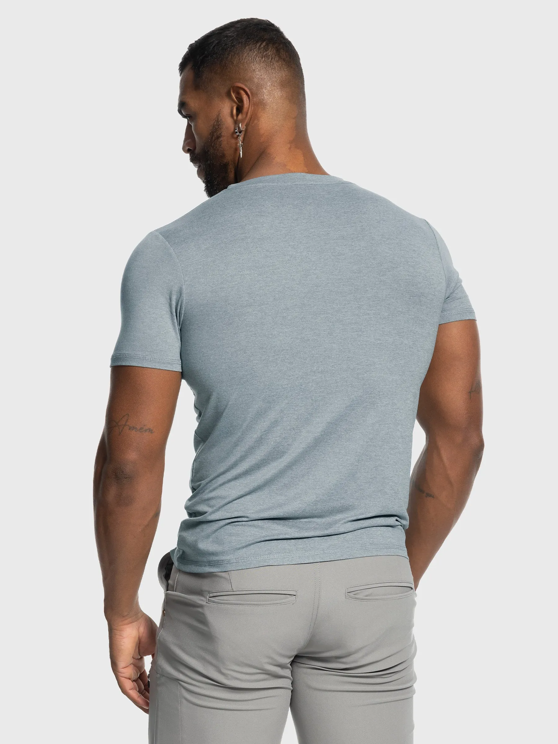 Softest Performance Stretch V-neck Tee sold by Aha Selected product image thumbnail 4