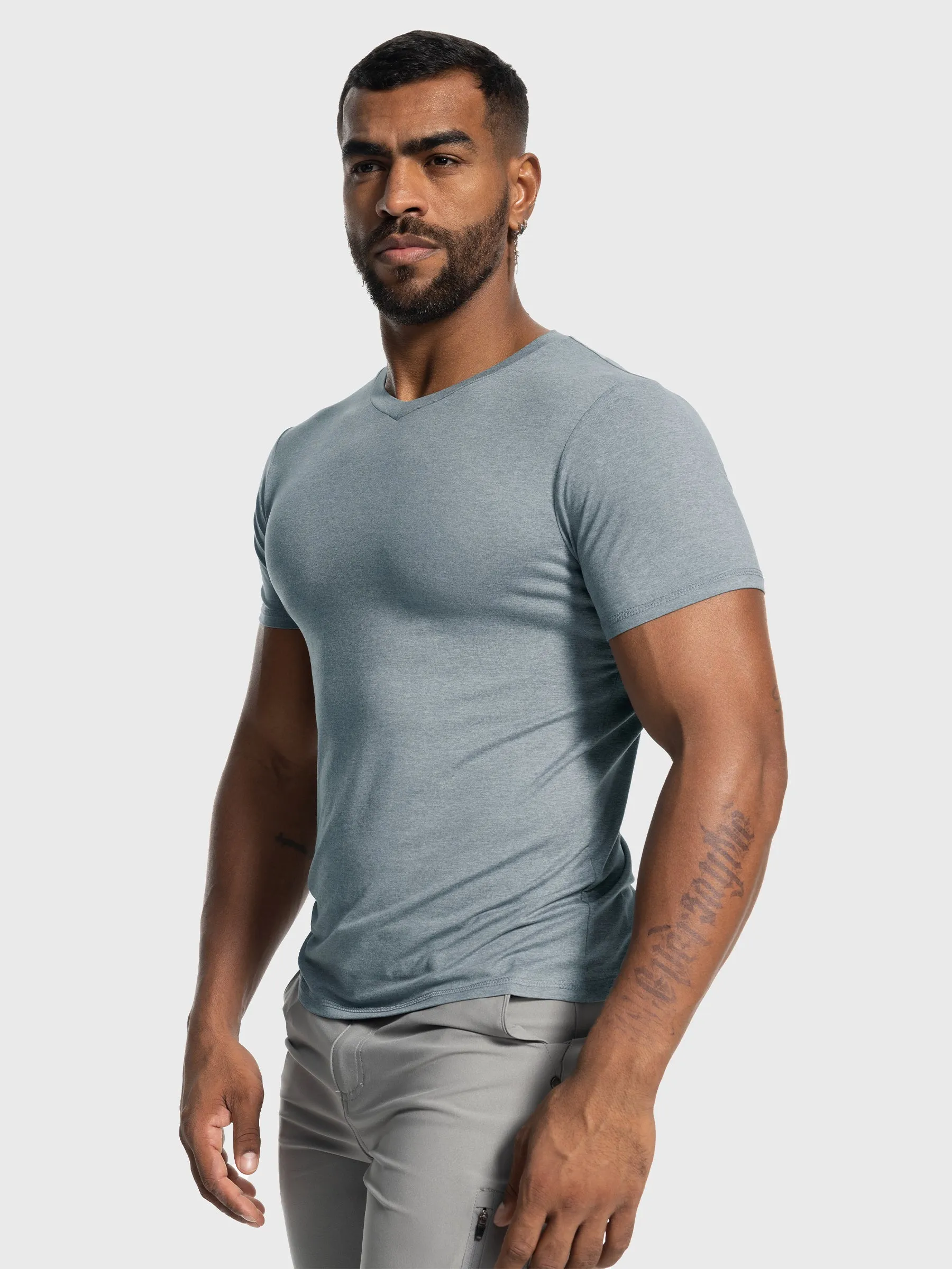 Softest Performance Stretch V-neck Tee sold by Aha Selected product image thumbnail 5