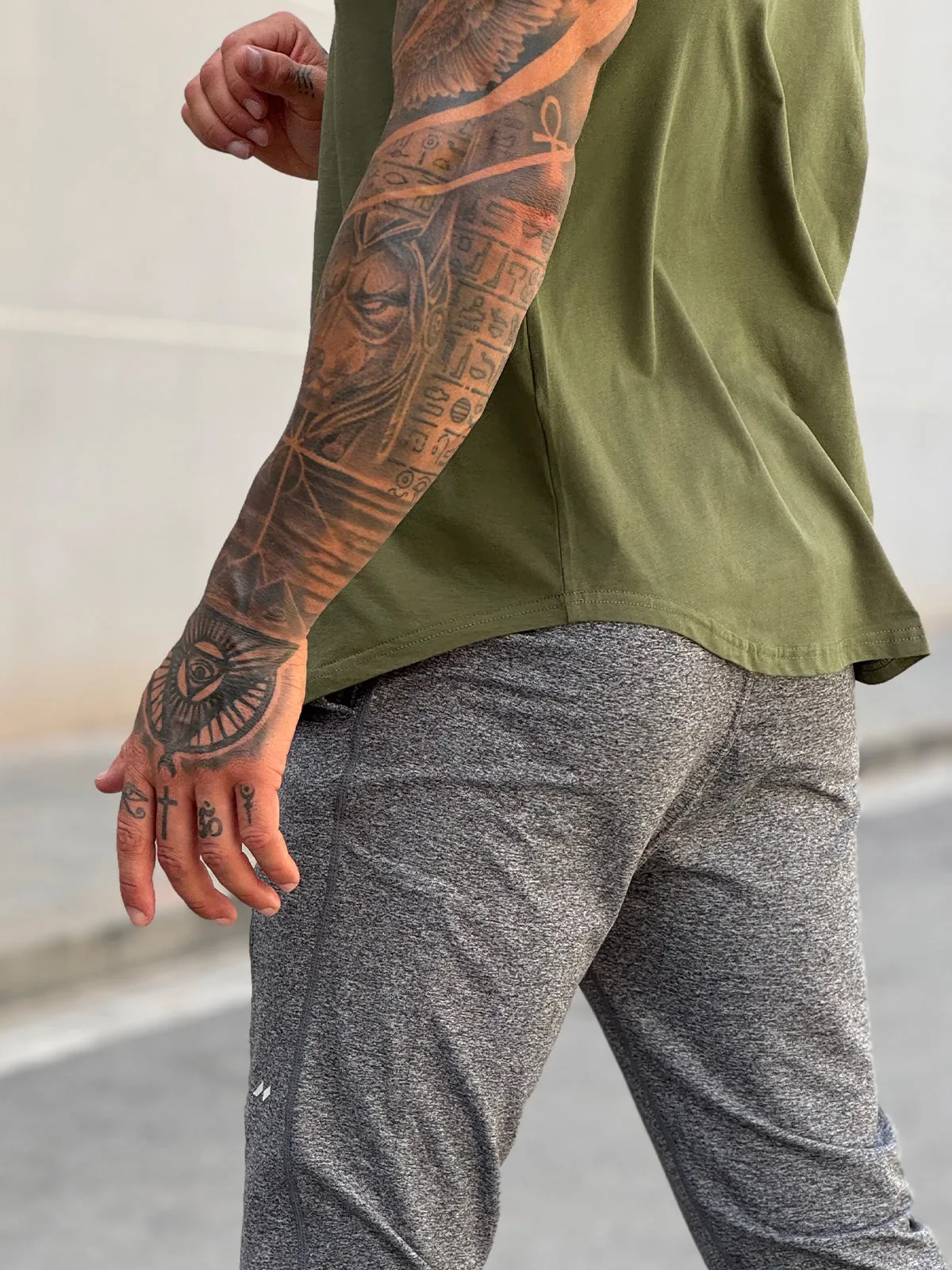 Kore Curved Hem T-shirt True Muscle Fit Crew Neck sold by Aha Selected product image thumbnail 5