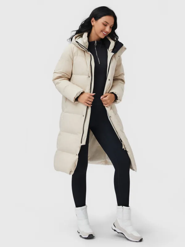 W's Super Cloud-soft Down Long Parka sold by Aha Selected