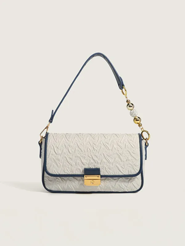 Simple Beaded Chain Shoulder Bag sold by Aha Selected